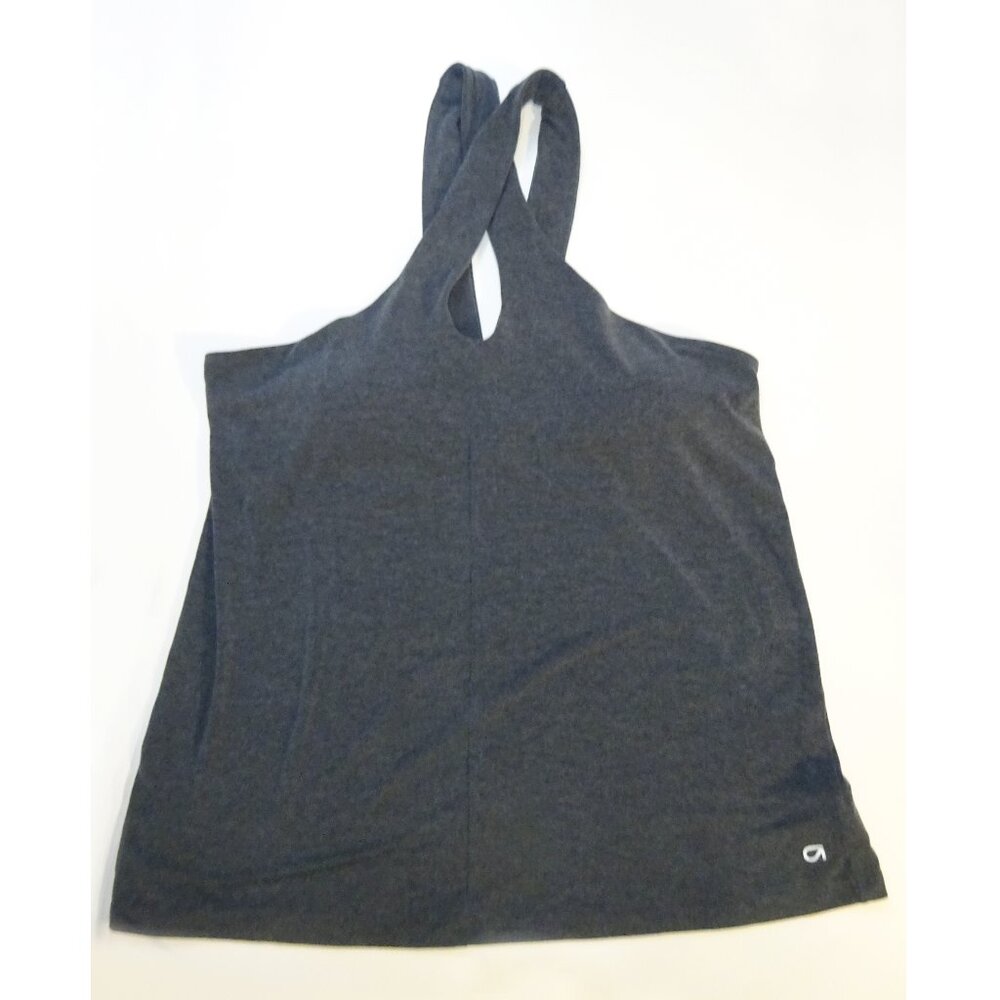 GapFit cross-front tank top with removable cup shelf bra